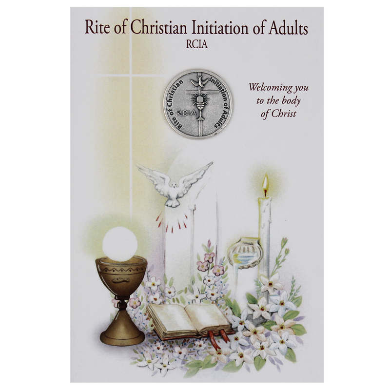 RCIA GREETING CARD WITH COIN