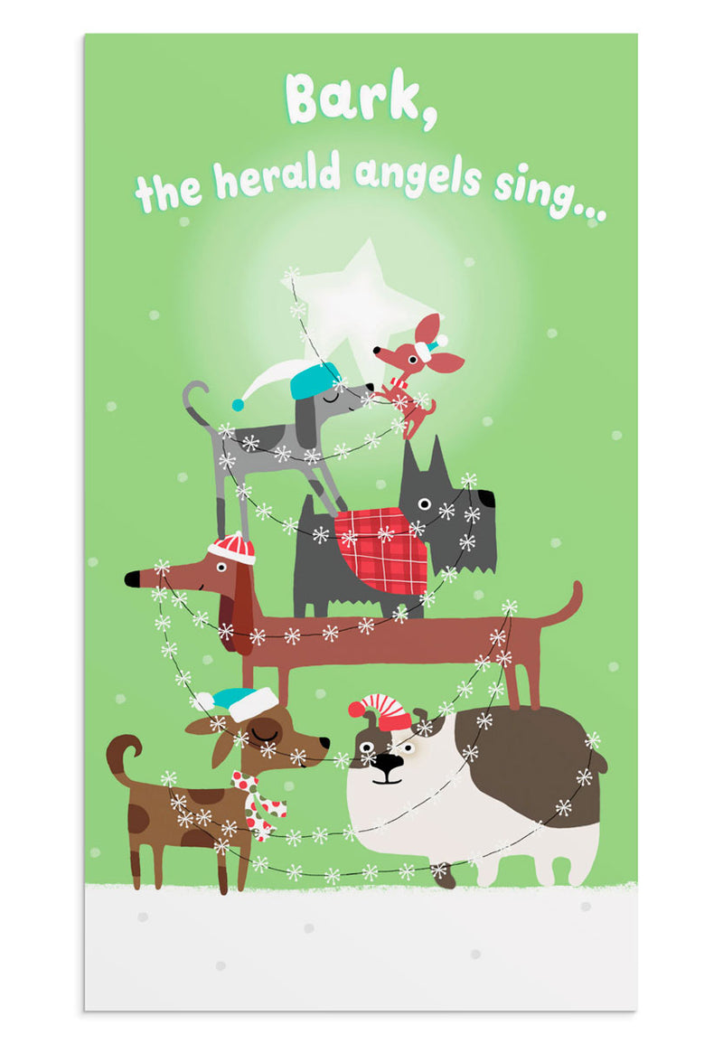 16CT DOG CHRISTMAS TREE BOXED