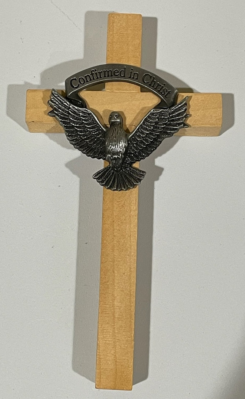 6" WOOD CROSS CONFIRMATION
