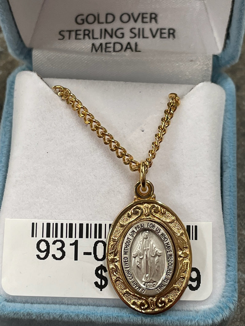 2TONE MIRACULOUS GOLD BORDR 18