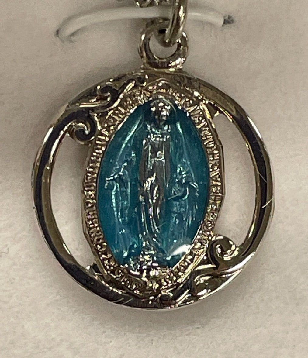 SS BL ENAMELED FANCY MIRAC