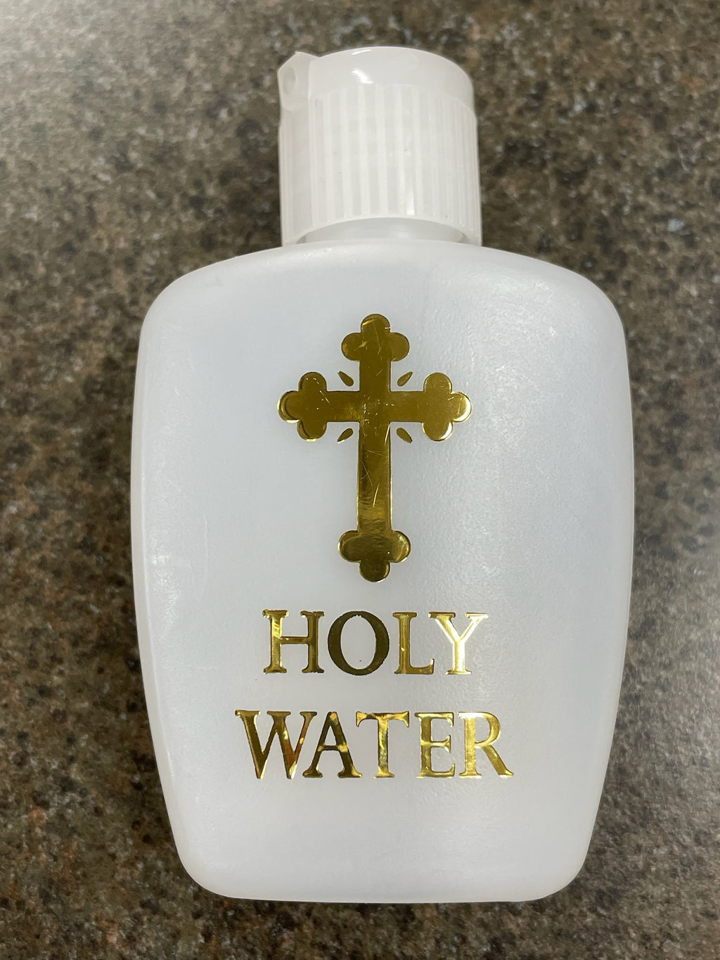 2OZ GOLD STAMP HOLY WATER BTL