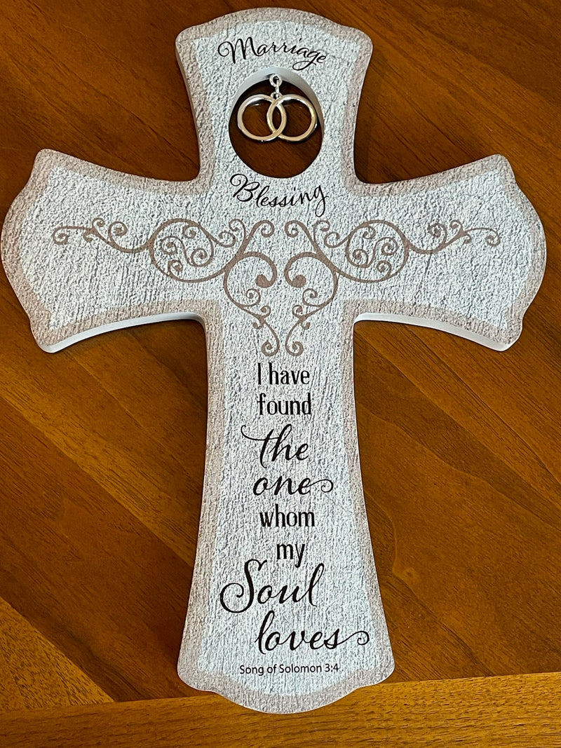MARRIAGE BLESSING WALL CROSS