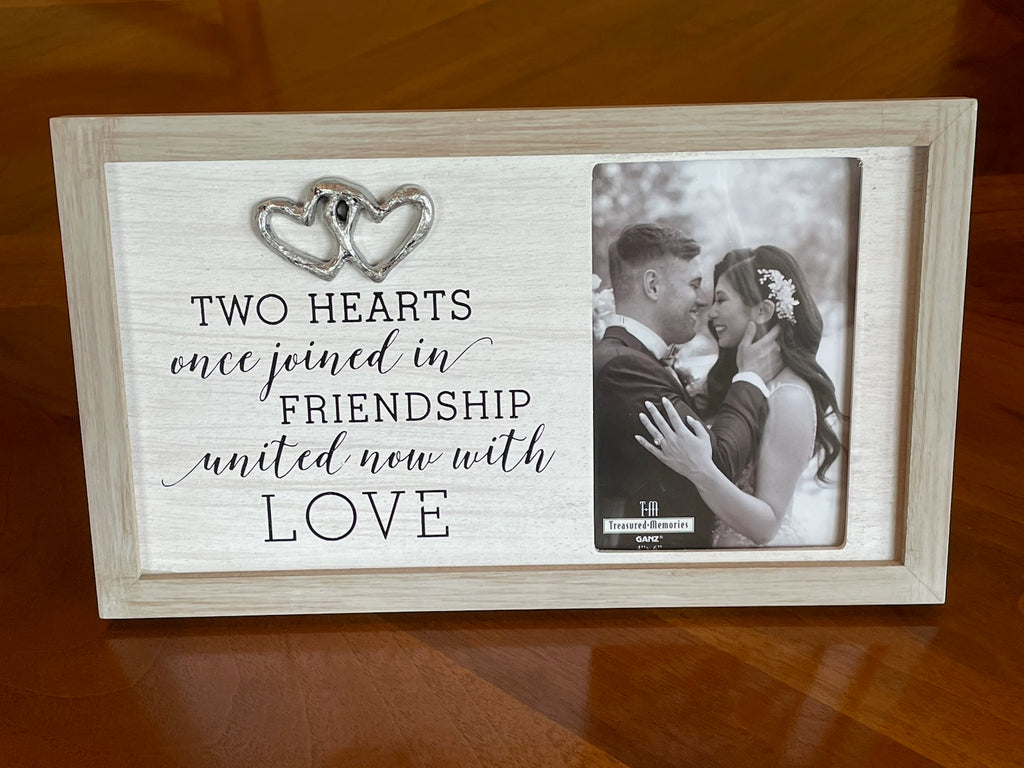 TWO HEARTS BRIDAL PHOTO FRAME