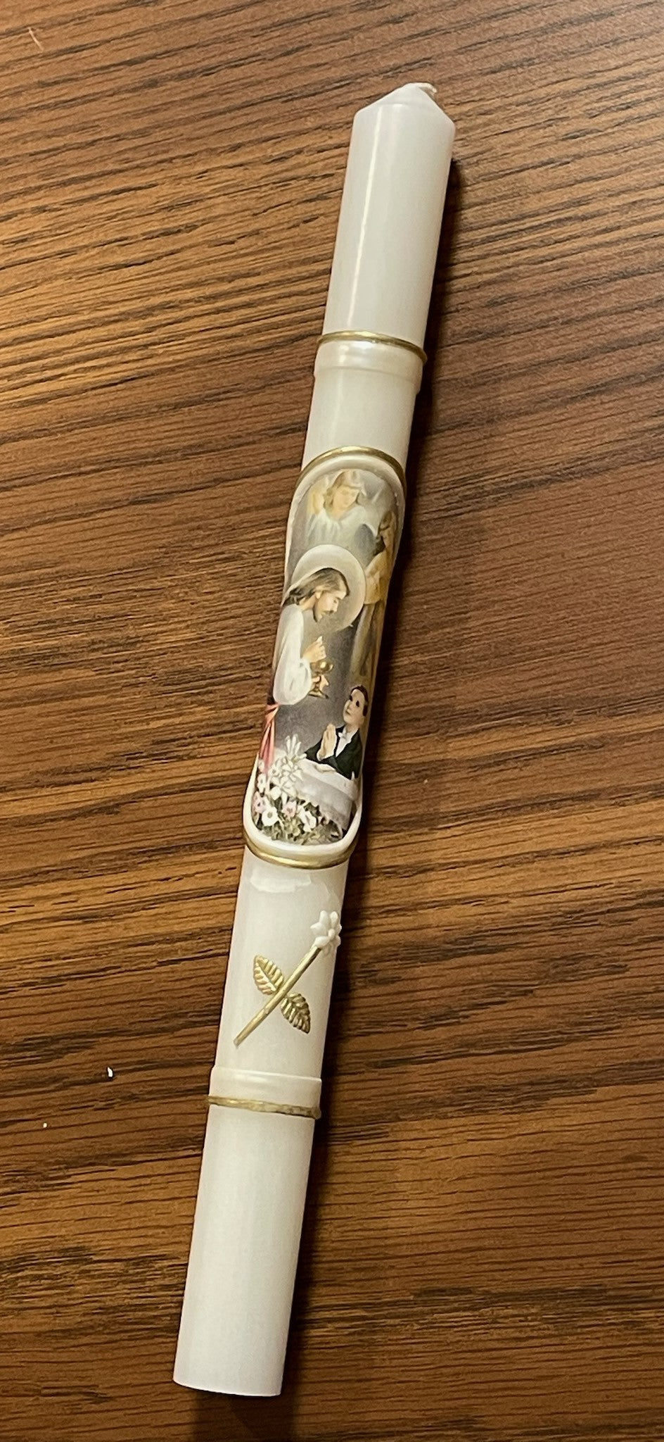 FIRST COMMUNION CANDLE BOY 12"