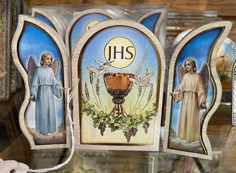 COMMUNION STANDING WH TRYPTYCH