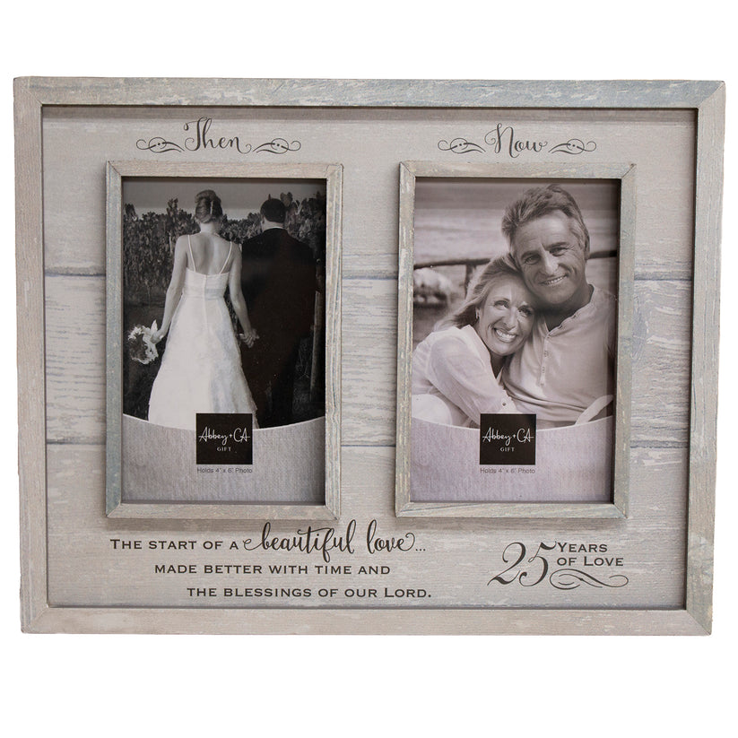 THEN AND NOW 25TH ANNIV FRAME