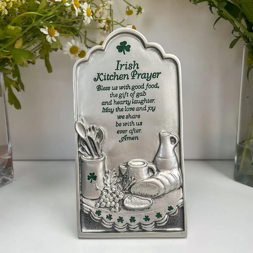 IRISH KITCHEN PRAYER PLAQUE