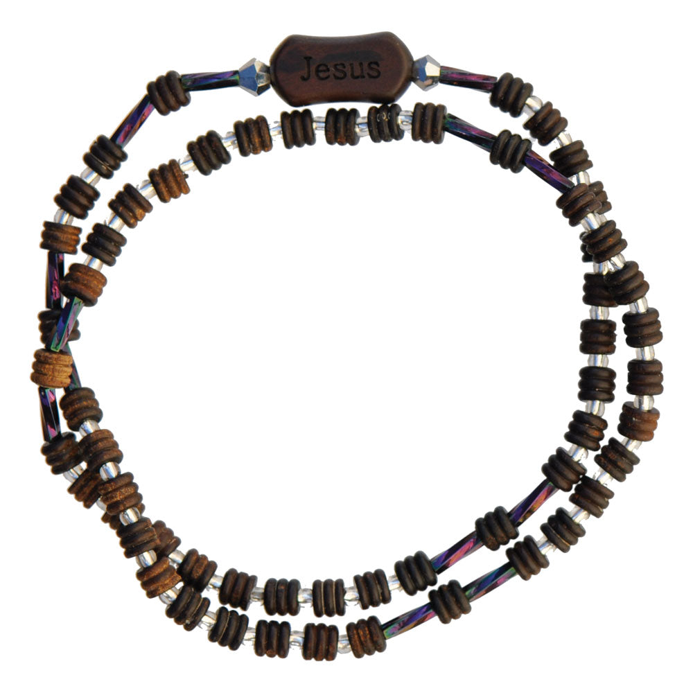 4MM JUJU STRIPE TWIST BRCLT