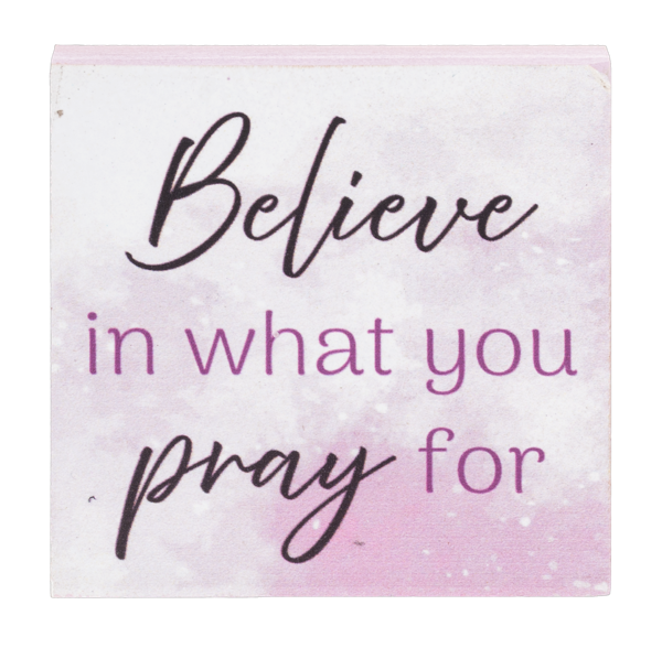 BLOCK TALK BELIEVE IN WHAT YOU