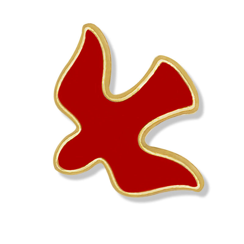 RED DOVE PIN