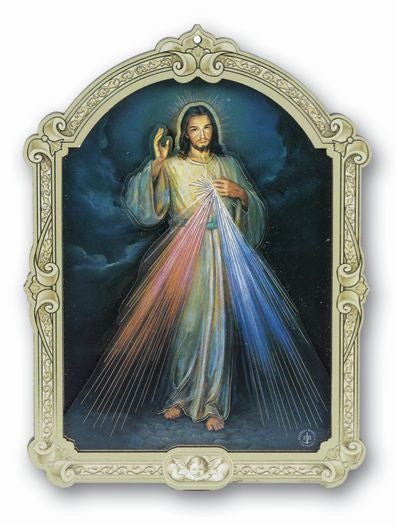 DIVINE MERCY 3D WOOD PLAQUE