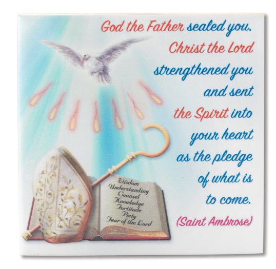 CONFIRMATION HANGING TILE