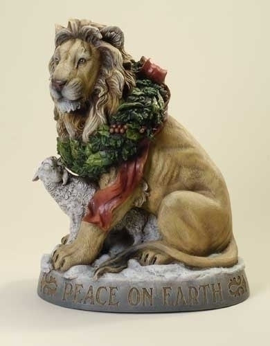 PEACE ON EARTH 20" RESIN