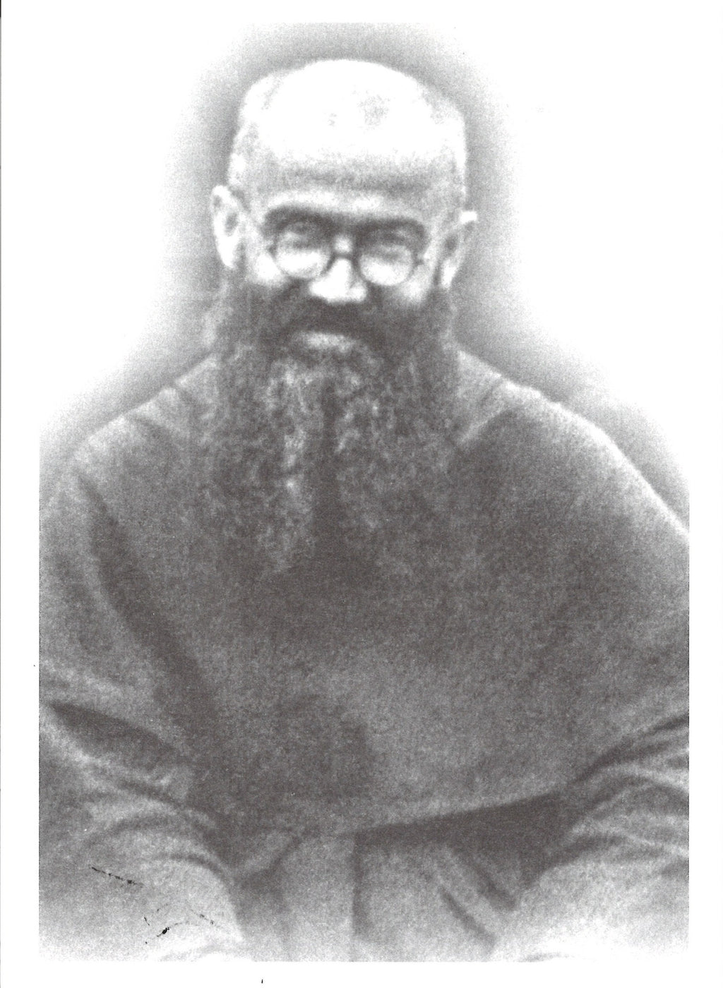 ST MAX KOLBE PHOTO BEARD/SMILE