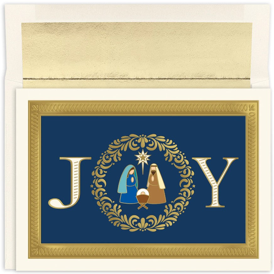 16 CT BOXED CARD JOY NATIVITY