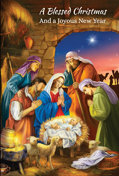 15CT A BLESSED CHRISTMAS BOXED