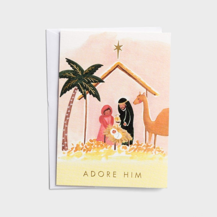 18CT NATIVITY BOXED CARDS