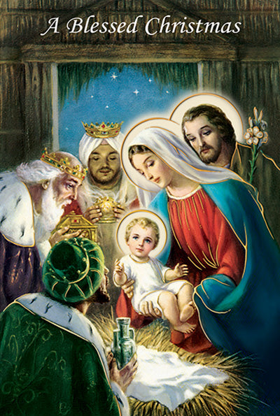 15CT A BLESSED CHRISTMAS BOXED