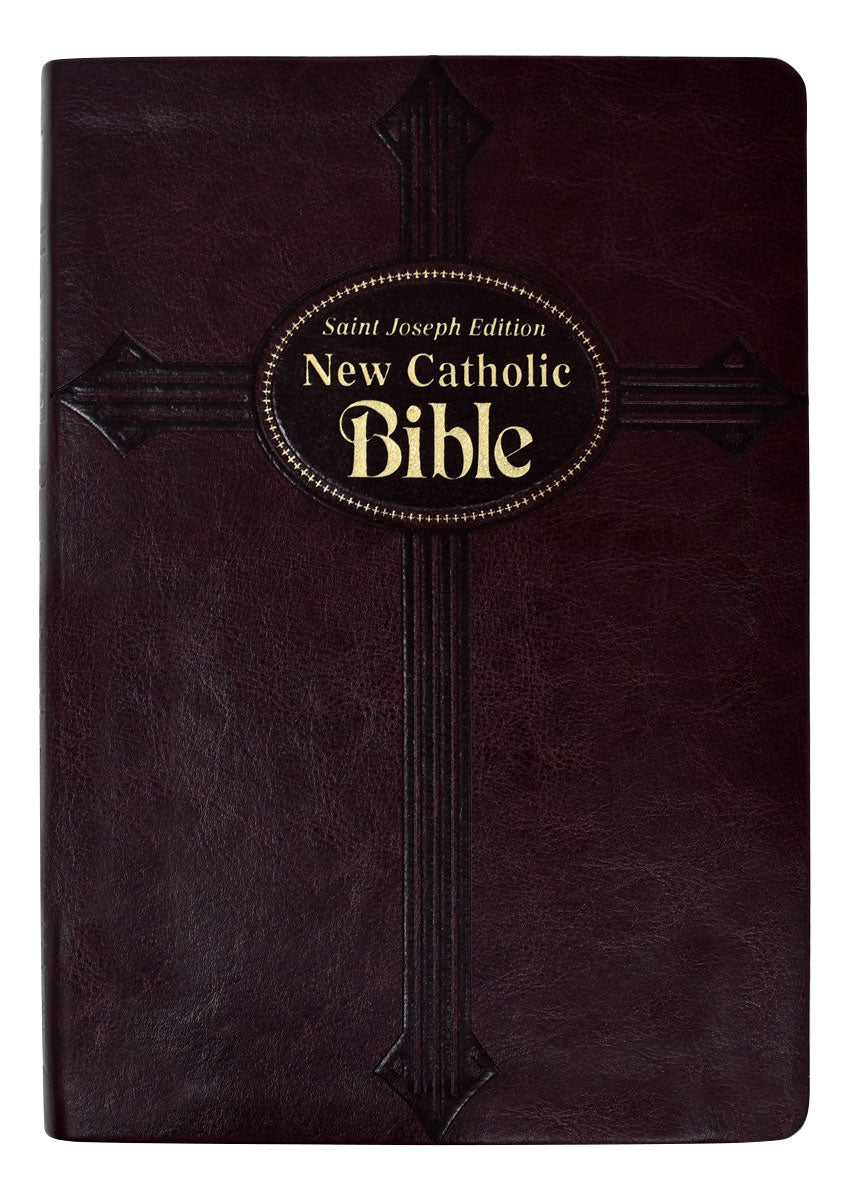 ST JOSEPH BIBLE LP BURGUNDY