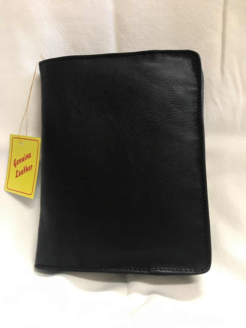 BOOK COVER ZIPPER BLACK