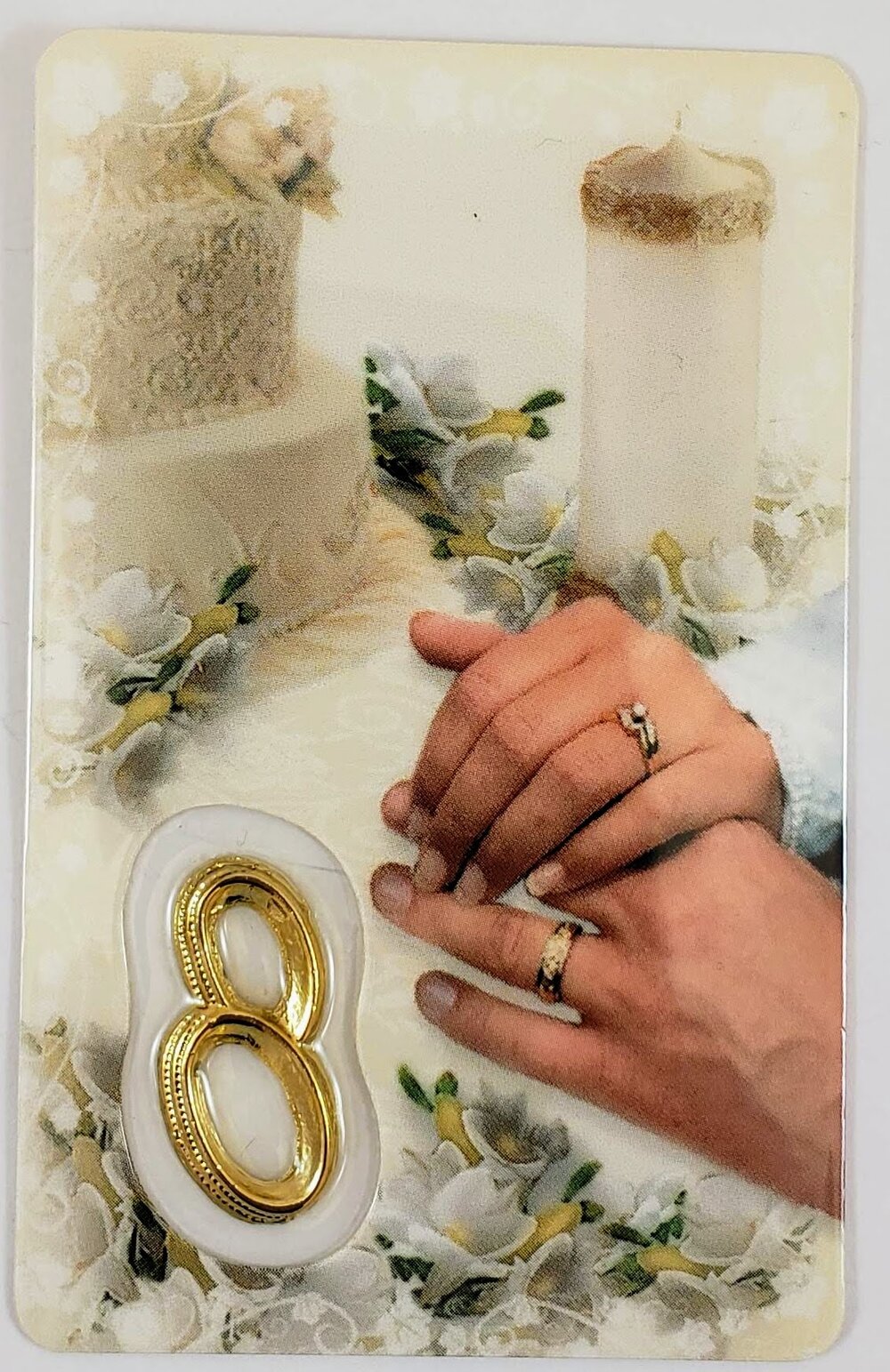 MARRIAGE BLESSING CARD W/MEDAL
