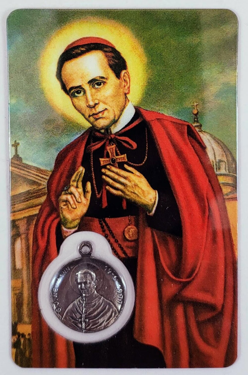 ST JOHN NEUMANN CARD W/MEDAL