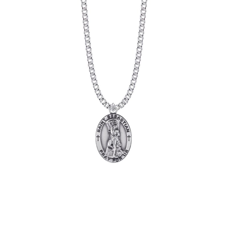 SS ST SEBASTIAN MEDAL 24"CHAIN