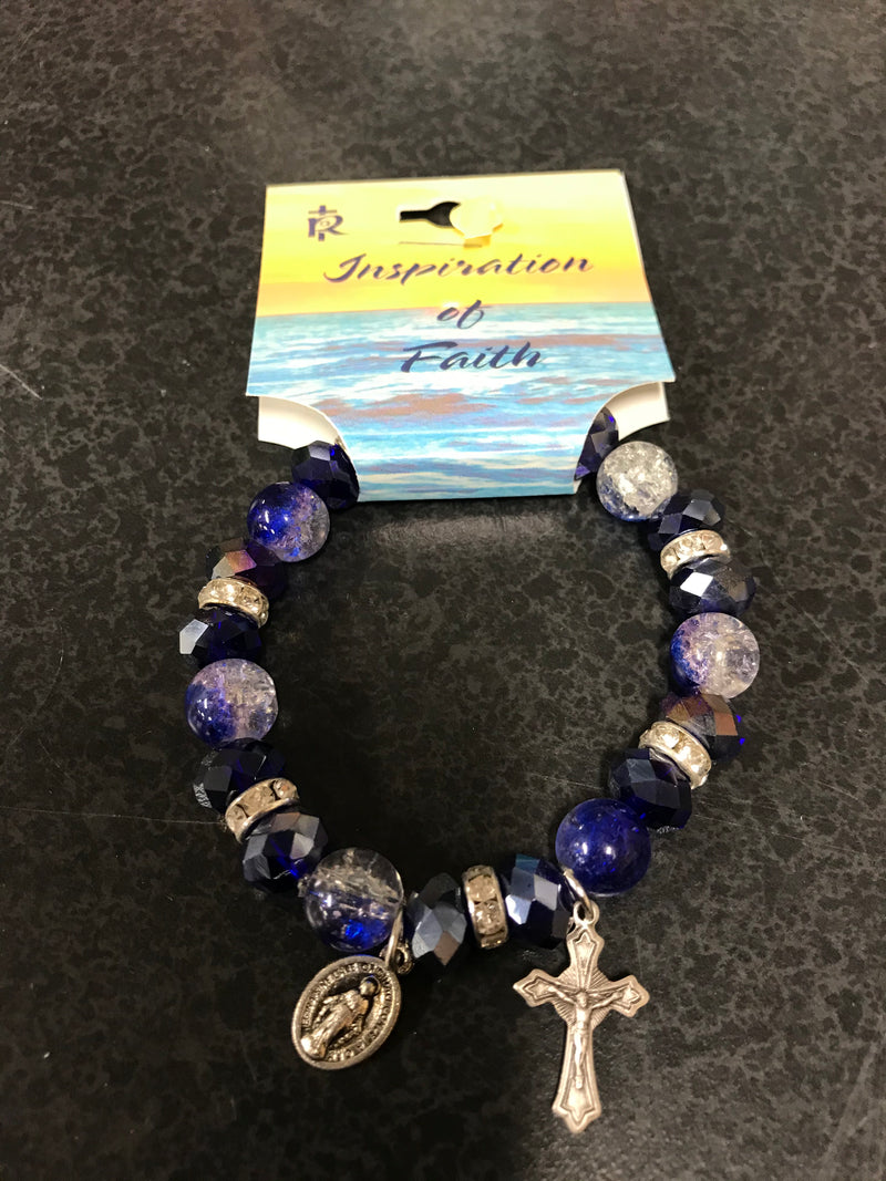 DARK BLUE STRETCH BRACELET