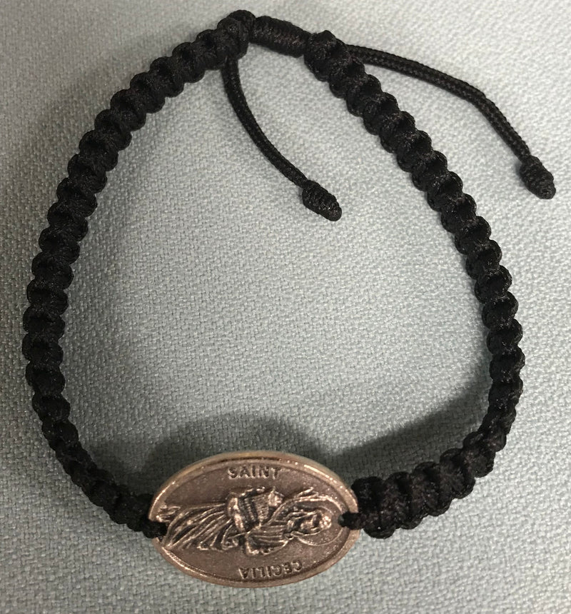 CECELIA CORDED BRACELET BLACK