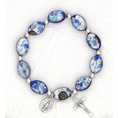 IMITATION BLUE MURANO BRACELET