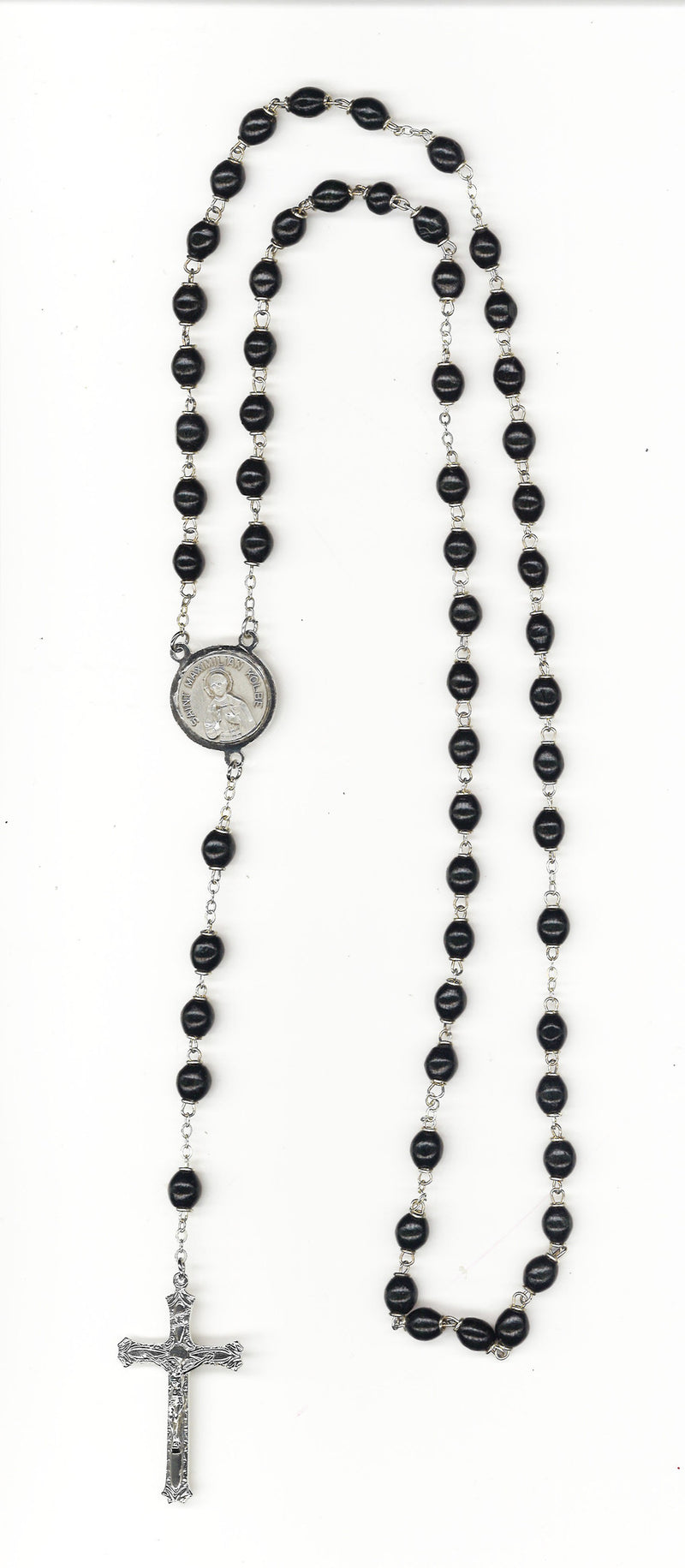 BLK BOXWOOD ST MAX ROSARY