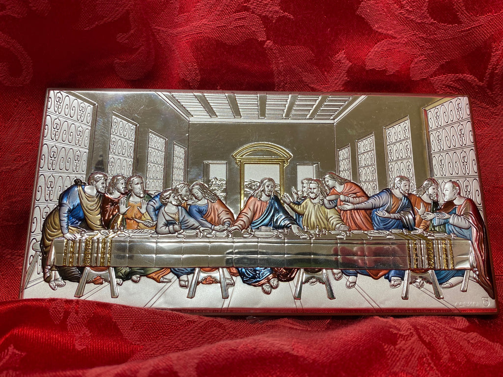 LAST SUPPER PLAQUE COLOR 8X4"