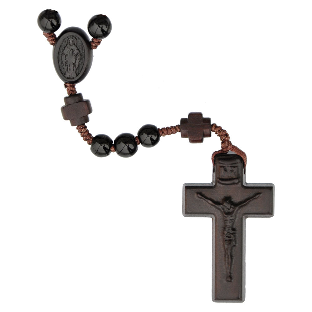 6MM BLACK ONYX GEM ROSARY