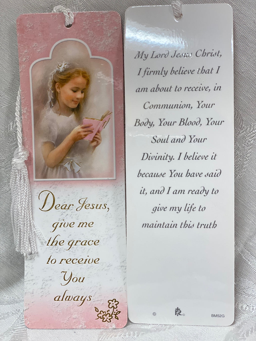 COMMUNION GIRL BOOKMARK TASSEL