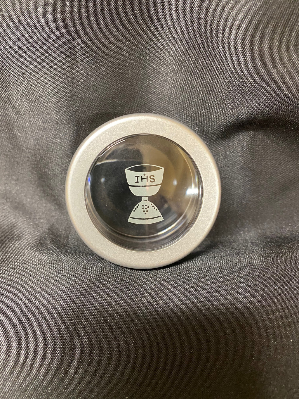 CHALICE TOP CLEAR ROSARY BOX