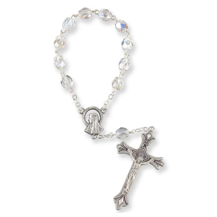 5MM CRYSTAL ONE DECADE ROSARY