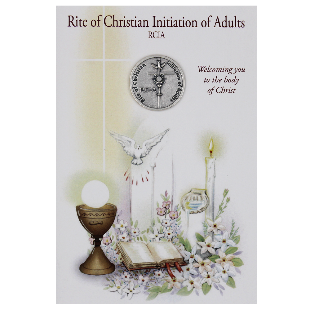 RCIA GREETING CARD WITH COIN