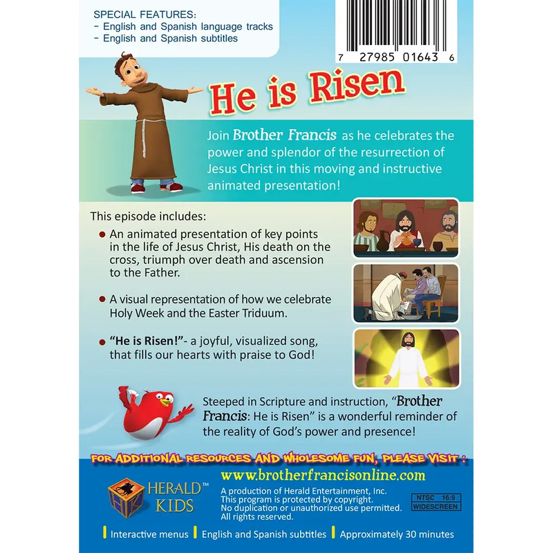 BRO FRANCIS: HE IS RISEN DVD