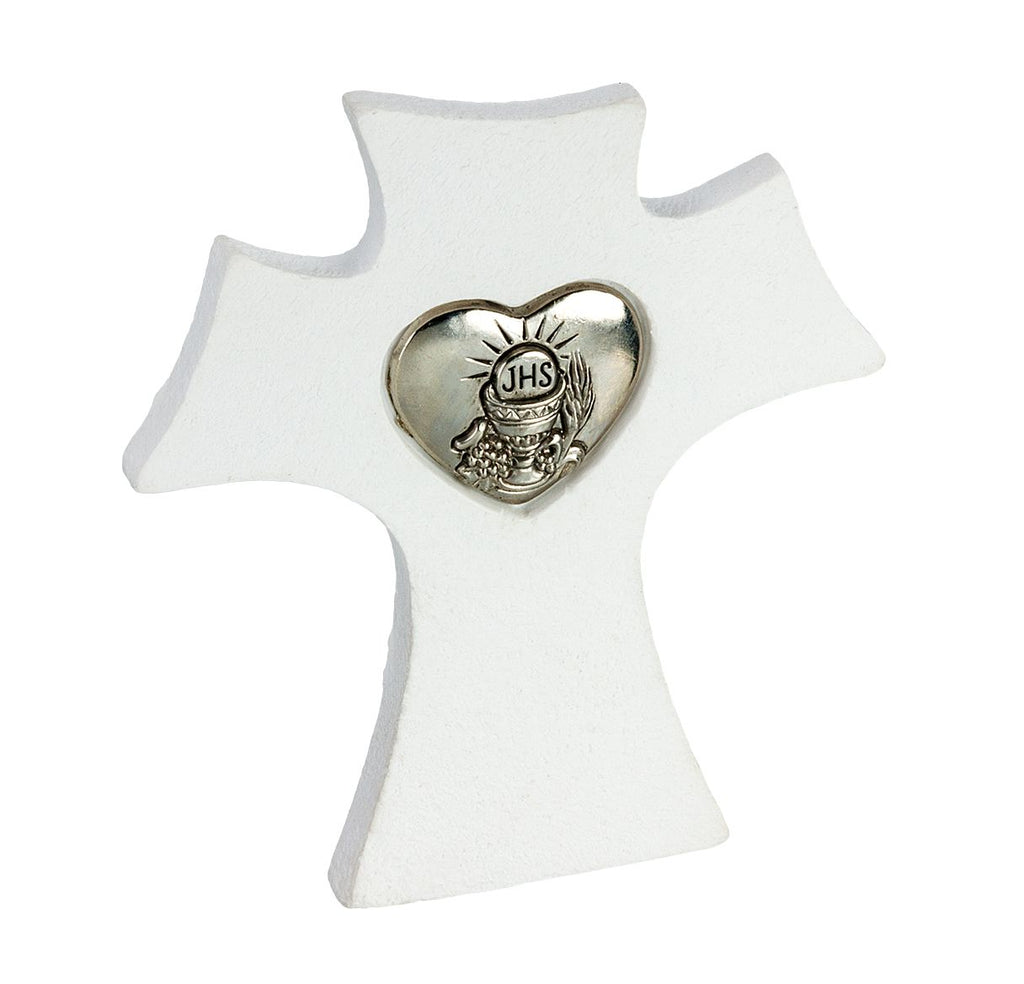 COMMUNION WHITE CROSS CHALICE