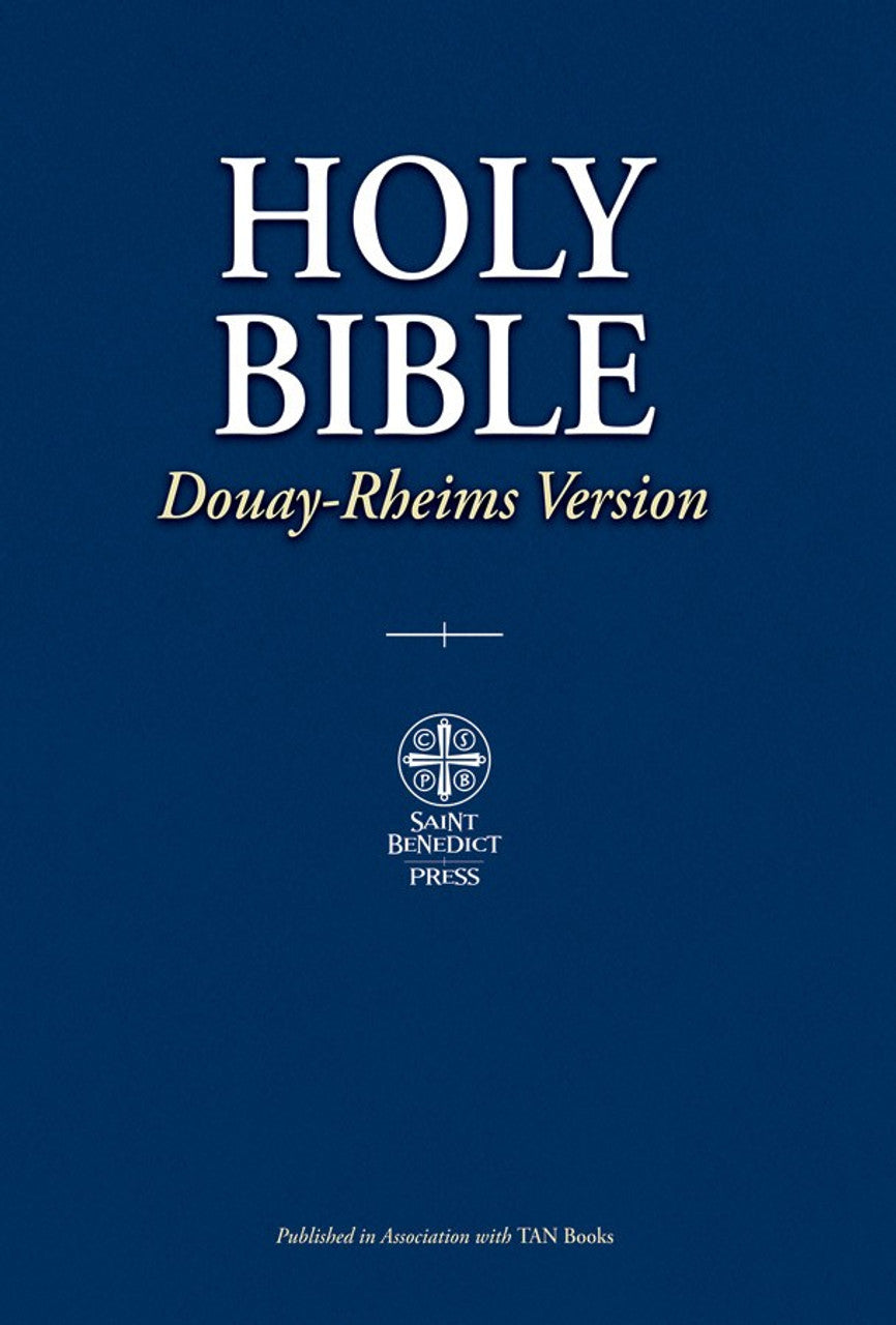 DOUAY-RHEIMS BIBLE PAPER BLUE