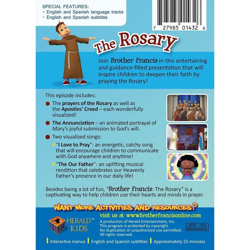 BROTHER FRANCIS THE ROSARY DVD