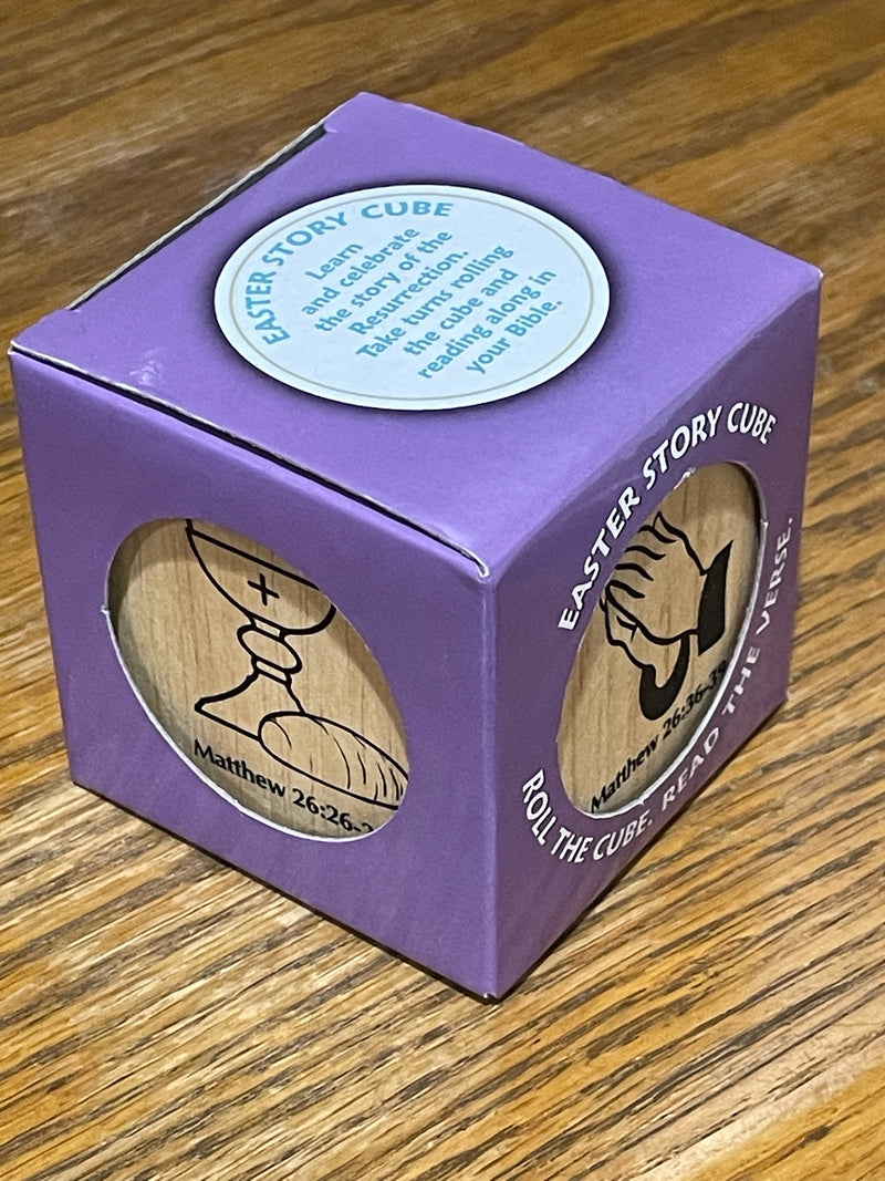 LARGE EASTER CUBE DSPLY