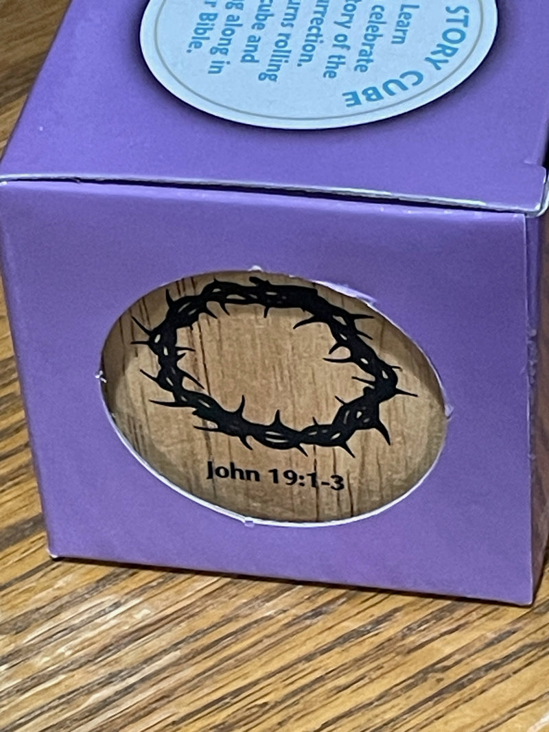 LARGE EASTER CUBE DSPLY