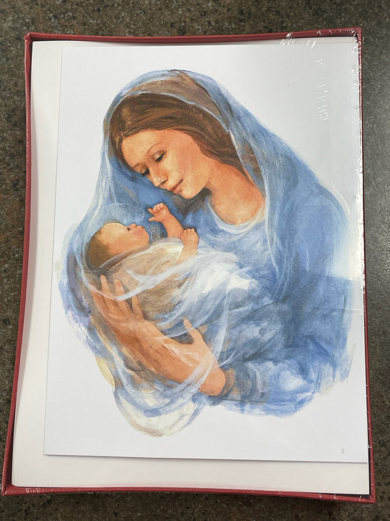 20CT MADONNA & CHILD PAINTING