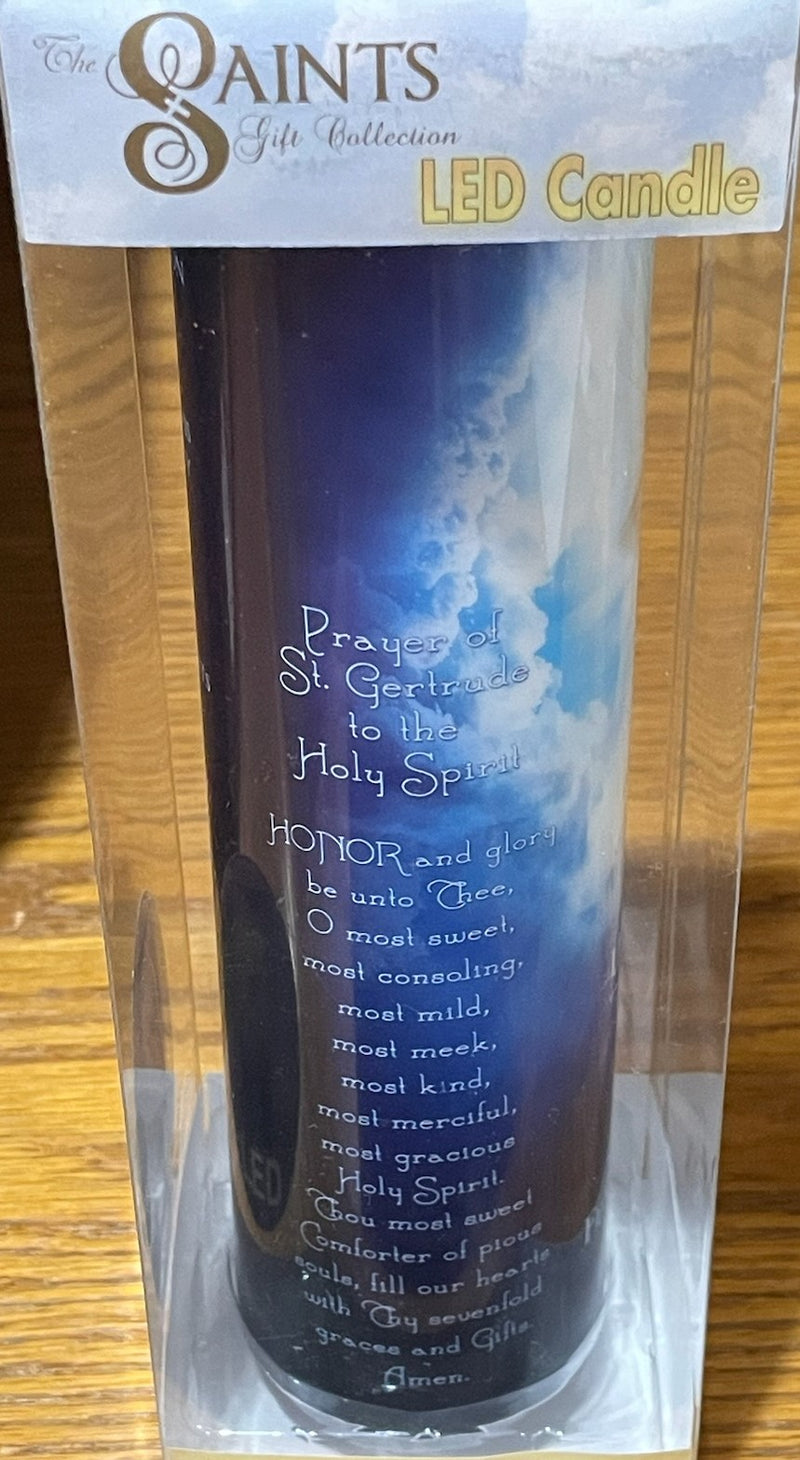 LED CANDLE HOLY SPIRIT BLUE