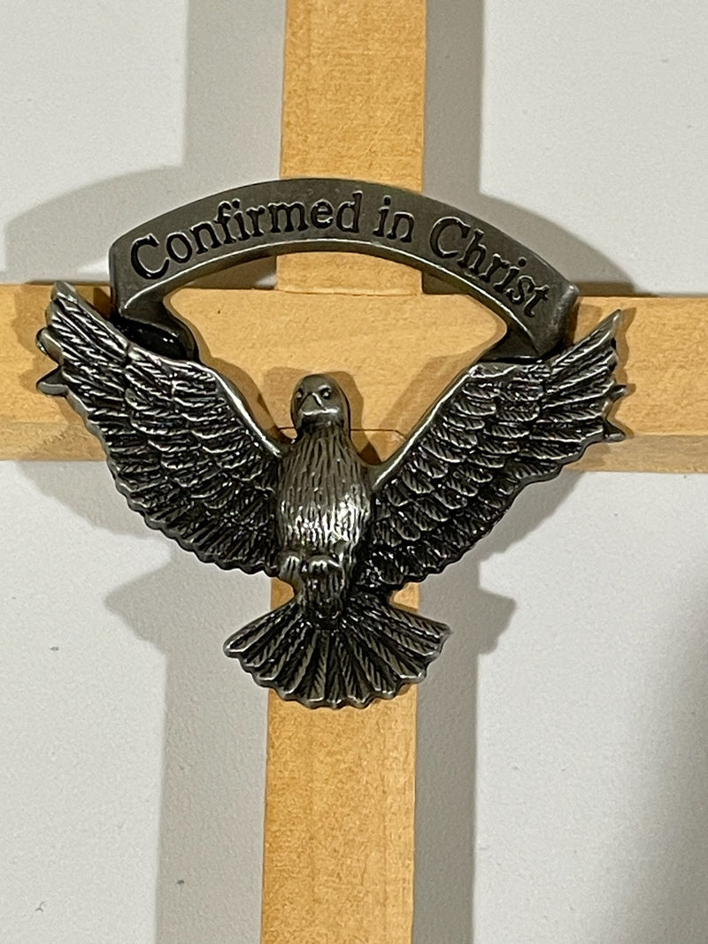 6" WOOD CROSS CONFIRMATION