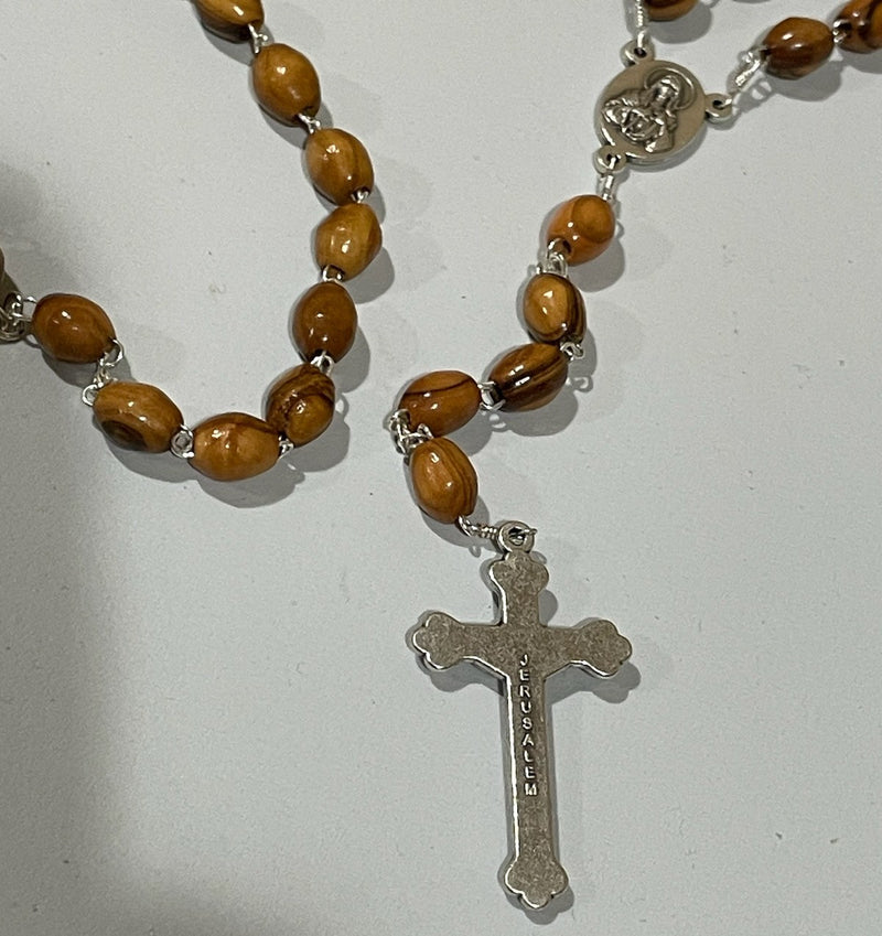 RCIA OLIVEWOOD ROSARY/BOX