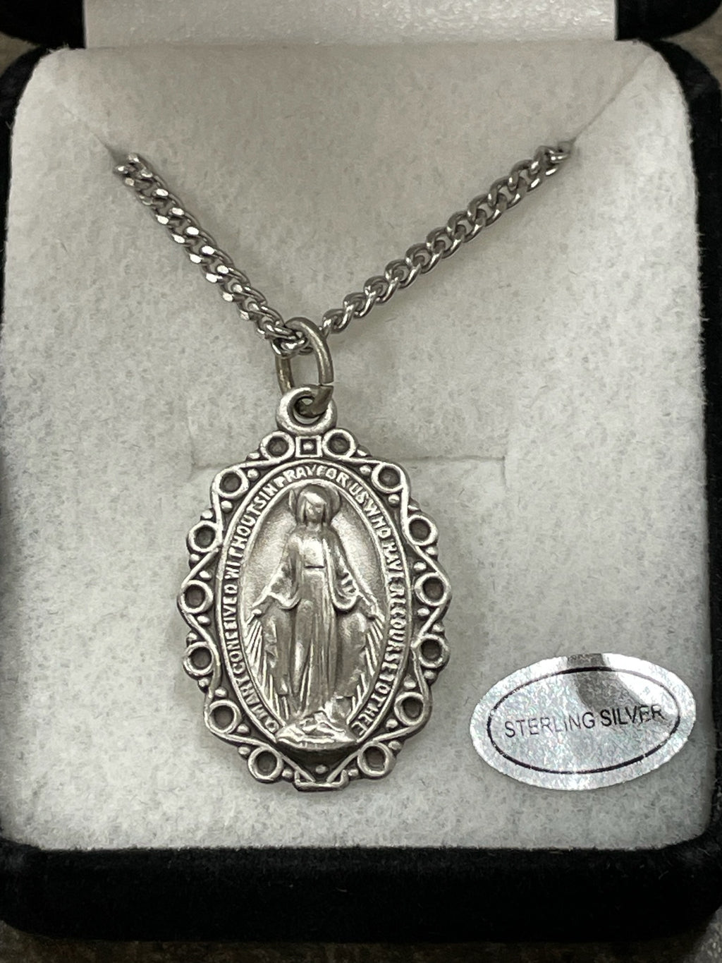 SS ORNATE MIRACULOUS MEDAL 20"