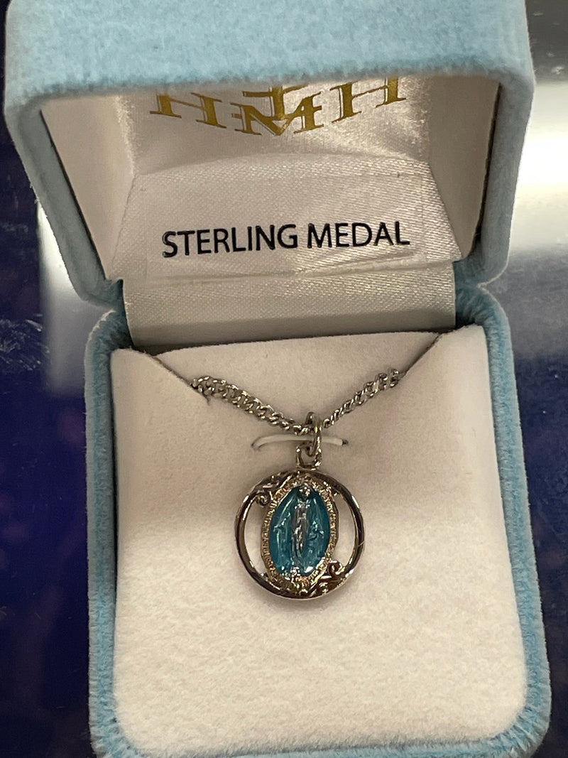 SS BL ENAMELED FANCY MIRAC